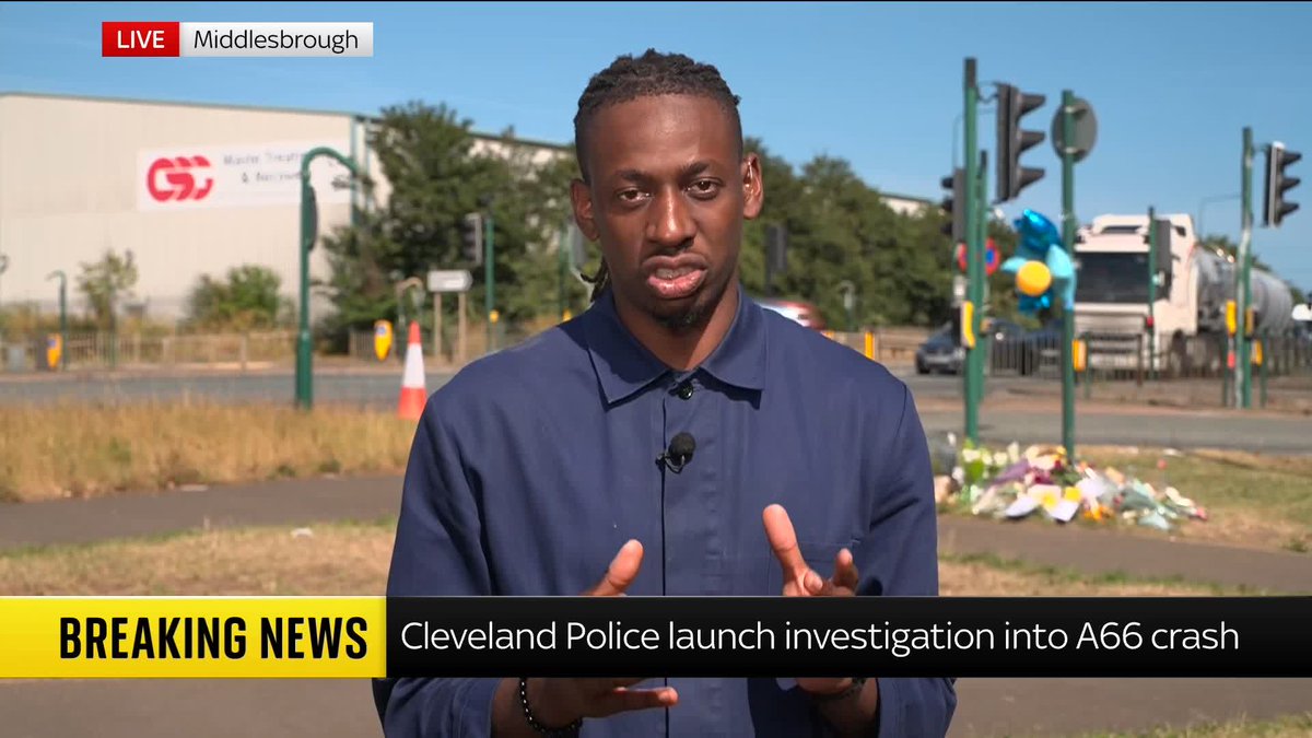 BREAKING: Cleveland Police have arrested nine men and three women as part of their investigation into what happened before the fatal A66 crash that killed seven people Sky's Shingi Mararike reports 📺 Sky 501, Virgin 602, Freeview 233