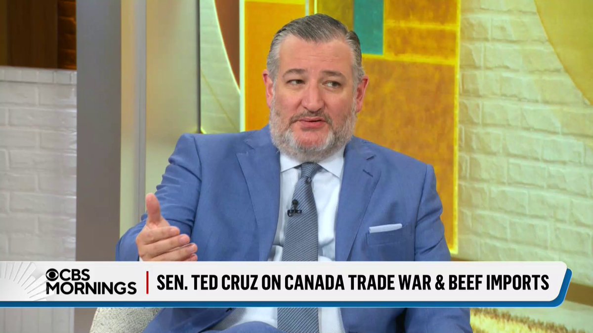 Sen. Ted Cruz (R-TX) calls Supreme Court Justice Clarence Thomas “a true American hero,” detailing his pitch to Thomas for his new book, “Going Further,” a biography of the justice. The senator also tells Major Garrett his views on the trade war between the U.S. and Canada and the Senate race in Texas.
