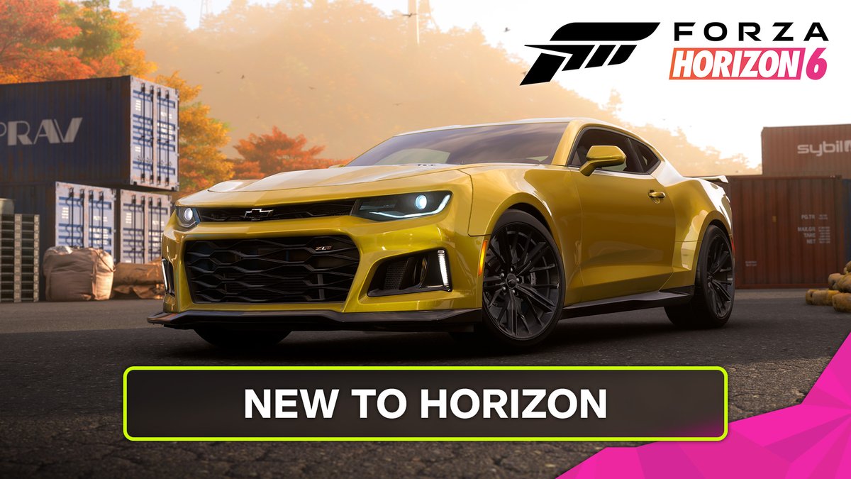 Feel the power of the 2024 Chevrolet Camaro ZL1, the latest powerhouse joining the Horizon Festival!