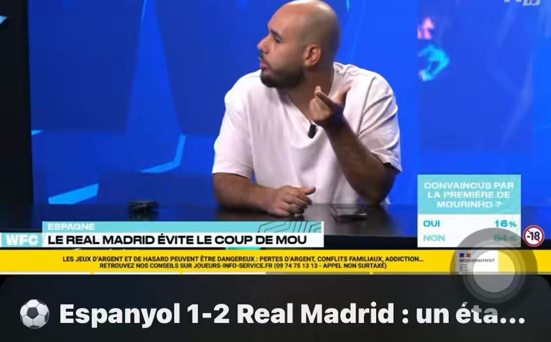 Walid dit qu’il s’en fiche que Vinicius prenne des coups en Liga mais n’hésitera pas à l’insulter ou à le traiter de tous les noms d’oiseaux le jour où Vinicius répond ces détracteurs sur le terrain . Ce mec est immonde .