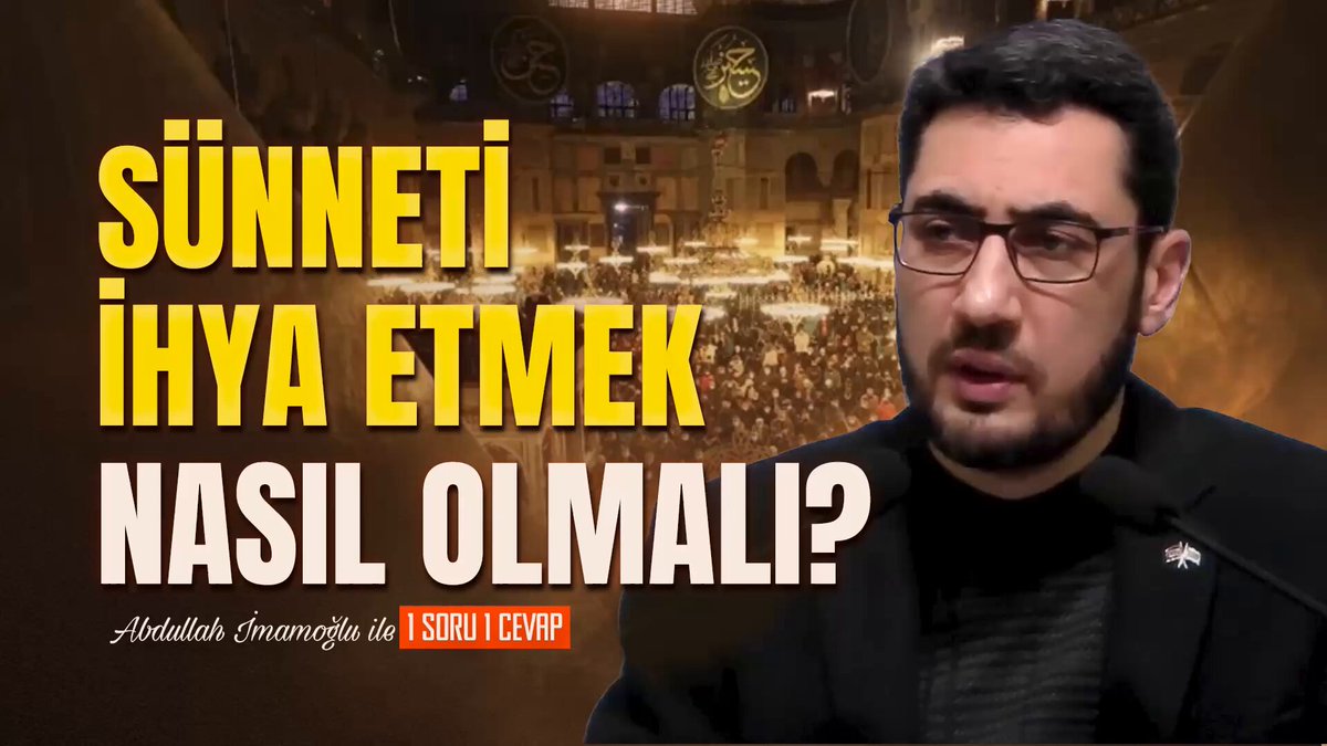 Sünneti İhya Etmek Nasıl Olmalı Gelin hep birlikte Rasul Sallallahu Aleyhi ve Sellem'in unutturulmuş sünnetlerini ihya edelim...