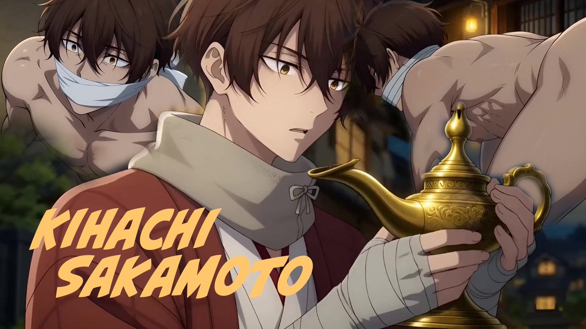#KihachiSakamoto’s latest invention: a magic lamp that grants your deepest wishes!? 🍑 - #NSFW #SparksofTomorrow