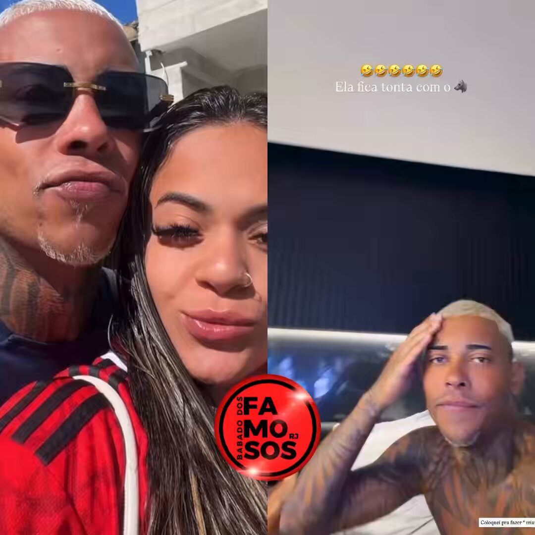 GENTE KKKK. MC Poze falando que na próxima vez vai pegar leve com a costela da Gatinha original kkkkkkk