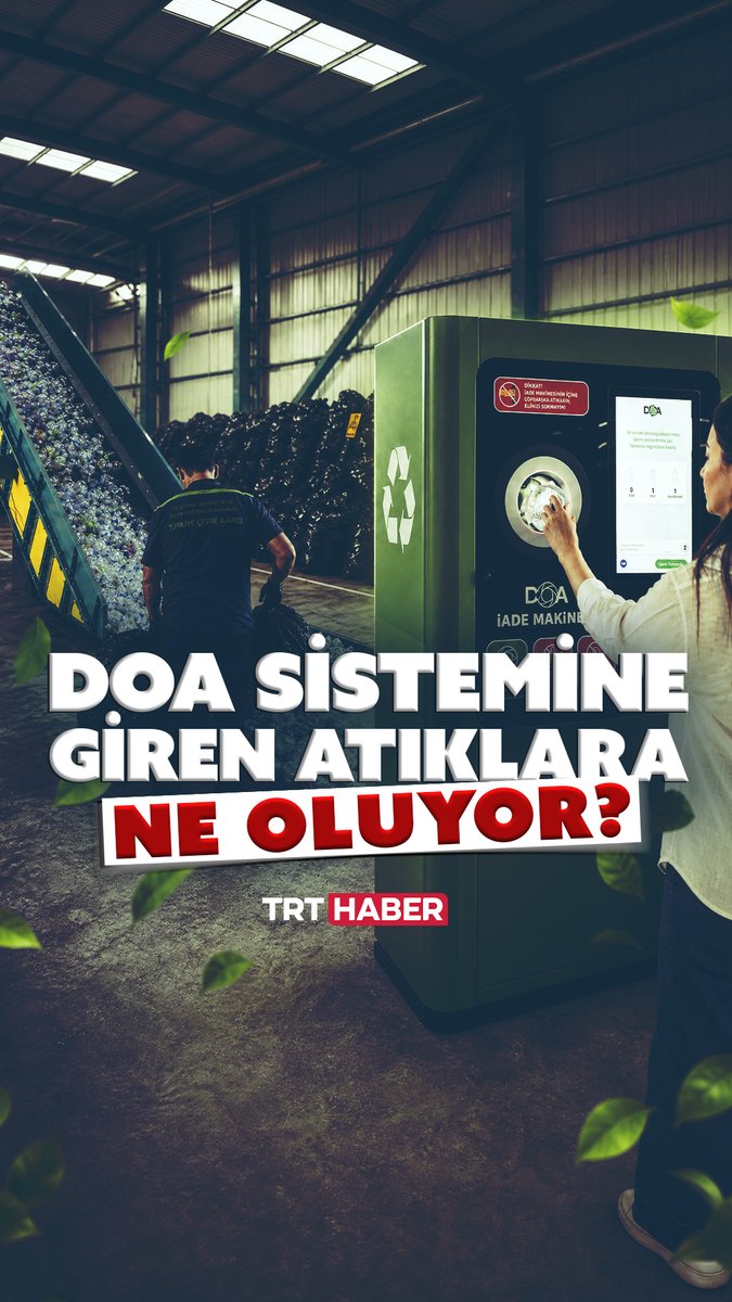 Önce presleniyor, sonra kırma ve yıkama işlemlerinden geçiyor. DOA makinesine atılan atıklar, çöp olmak yerine tekstilden otomotive birçok sektöre ham madde oluyor.