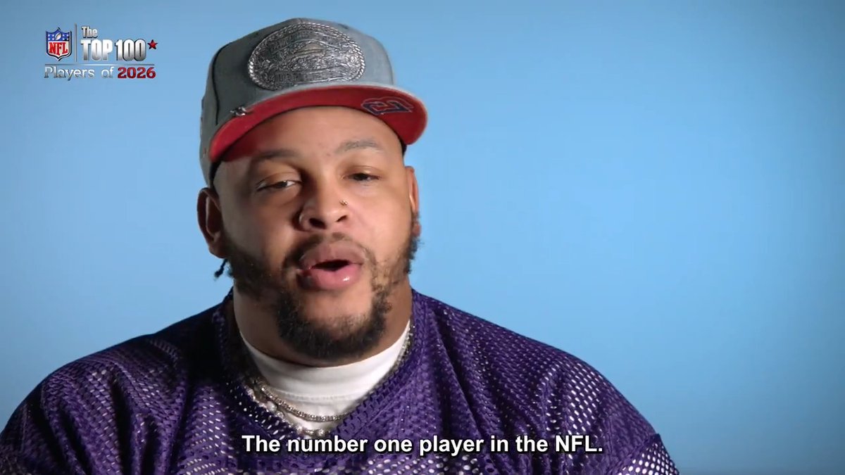 Who should be No. 1 on the NFL Top 100 Players of 2026 according to the players? 👀