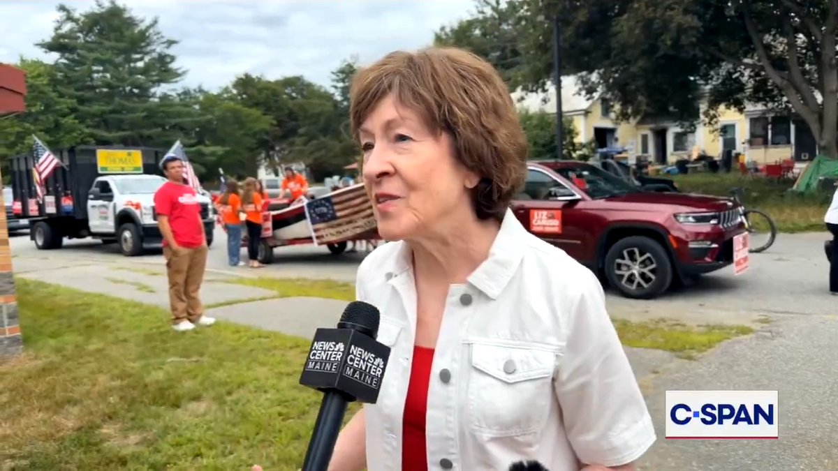 .Sen. Susan Collins (R-ME) on American tariffs on Canada: "I still think imposing tariffs on Canada is a mistake....yesterday, I thought we had an agreement. This morning, I read that it had collapsed."