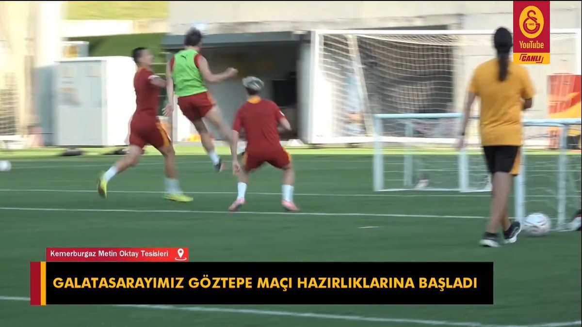 🦁 Yunus Akgün, ligdeki hırsını ve isteğini, antrenmanda da sürdürüyor.