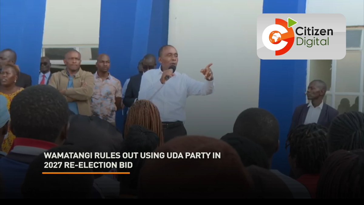 Wamatangi rules out using the UDA party in the 2027 re-election bid