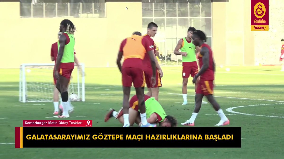 Yunus Akgün, antrenmanda sakatlık yaşadı.