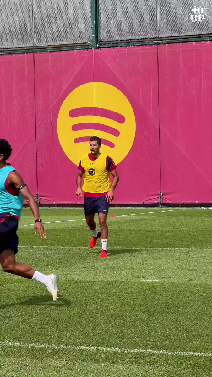 Rodri ya se entrena con el grupo 👊