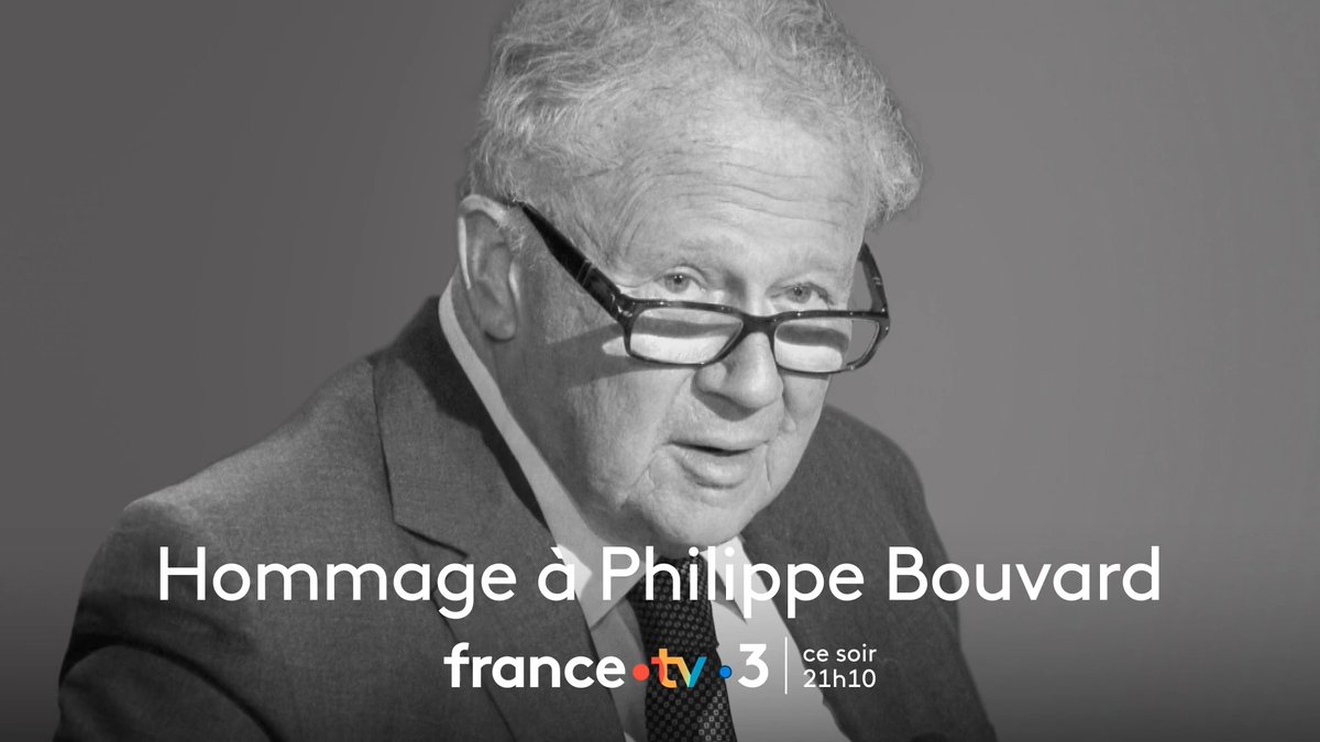 ⚫ Voix reconnaissable entre toutes, animateur historique des "Grosses Têtes", Philippe Bouvard a marqué les ondes et le petit écran. Pour lui rendre hommage, nous rediffusons le documentaire de Mireille Dumas ce soir à 21h10 sur France 3 et sur