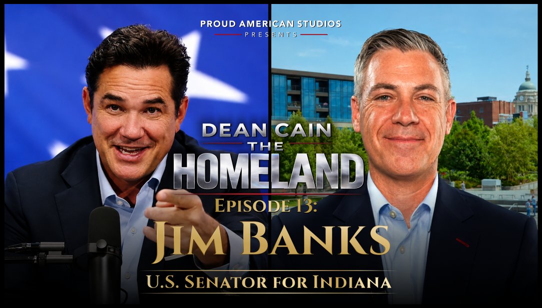 California mandating which tires you can buy. Dean Cain fled California three years ago and never looked back. Senator Banks authored the Citizenship Act of 2026. Dean Cain and Senator Jim Banks on The Homeland Episode 13. Streaming now.