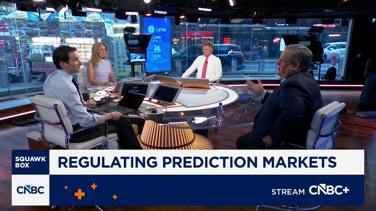 Chris Christie says the ultimate question on the legality of prediction markets in the U.S. is headed for the Supreme Court.
