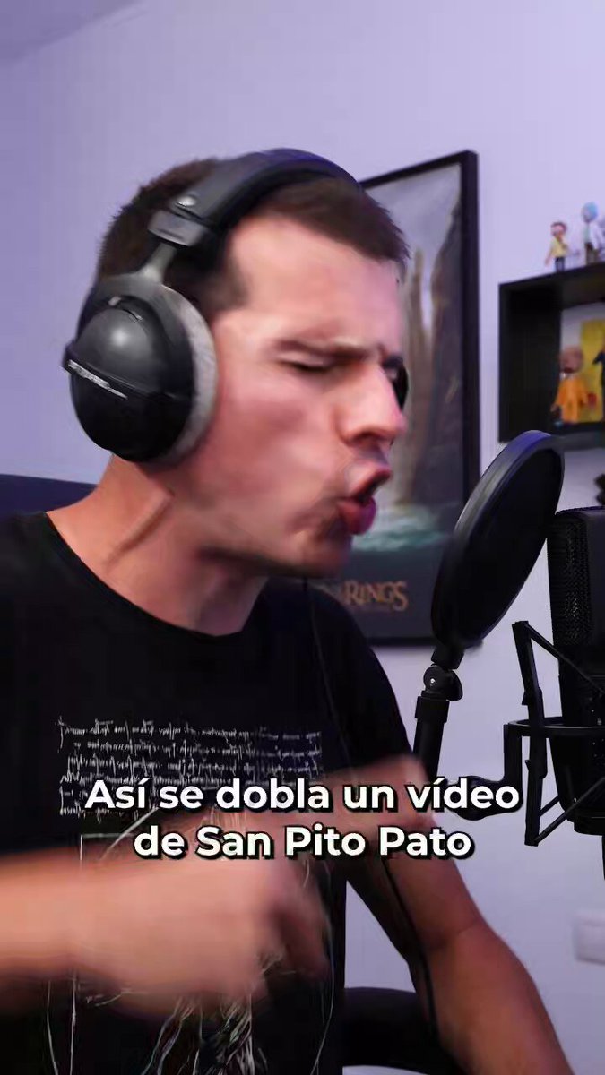 Para los que me decís que la voz la hago con IA, tengo algo que enseñaros 🖕
