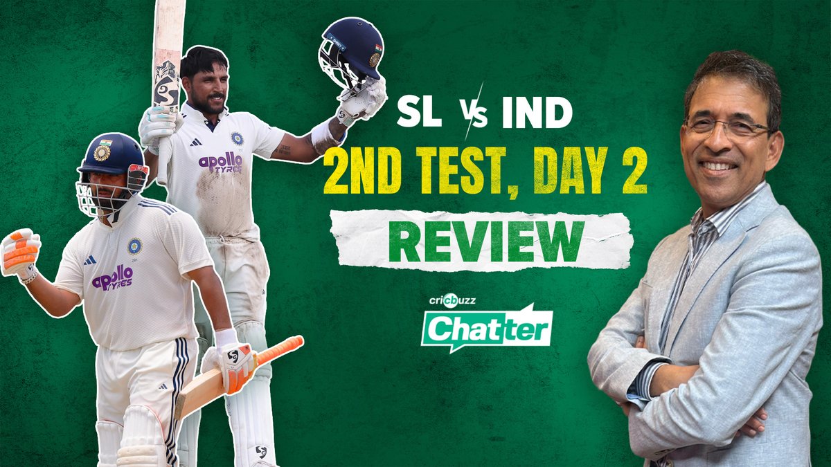 Another day, another Indian batting masterclass! 🇮🇳 Sri Lanka firmly on the back foot Harsha Bhogle reviews Day 2 of the #SLvIND Test