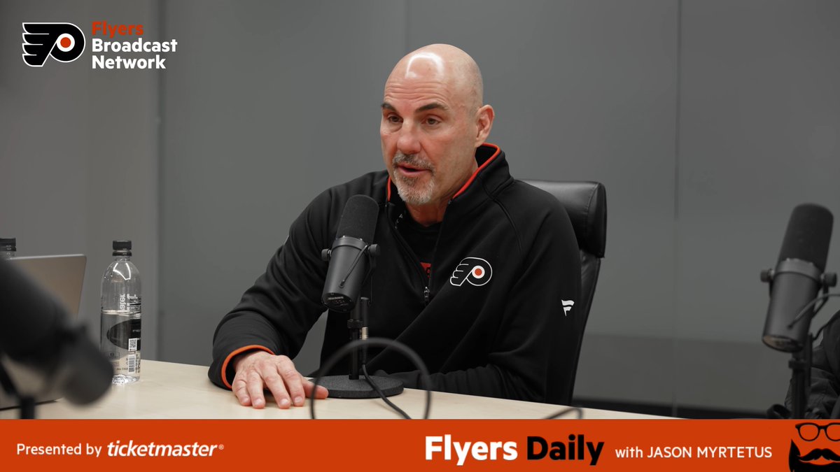 In today's Flyers Daily, Rick Tocchet and the coaching staff joined Jason Myrtetus for a special roundtable discussion on the state of the team heading into the 2026-27 season. 👀🎙️ YouTube: Spotify: Apple: #LetsGoFlyers | Ticketmaster