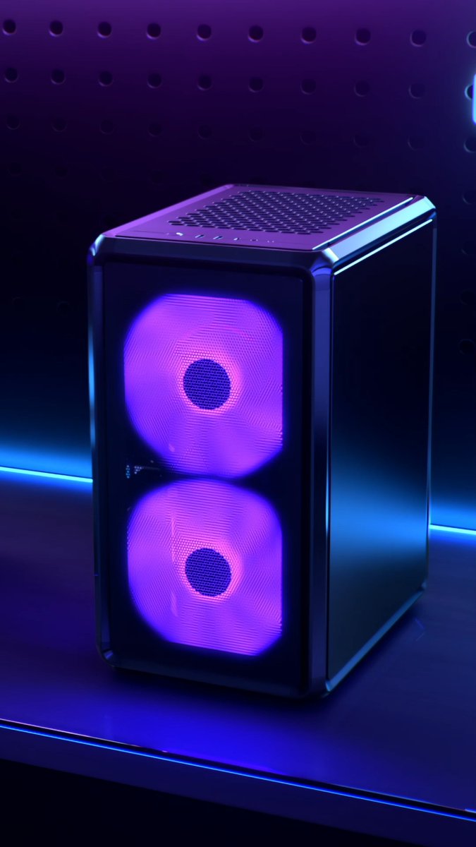 Horizontal or vertical? 👀 MasterFrame 400 Mesh can flip orientations for a smaller footprint and more direct GPU airflow. Which way would you build yours? Check it out: #MasterFrame400 #CoolerMaster