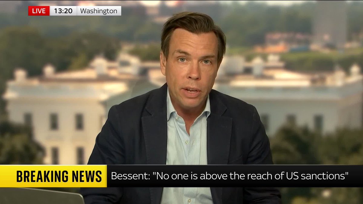 The Trump administration has announced that it is broadening the scope of sanctions on Iran in its "economic D-Day" against Tehran. Analysis from our US correspondent Mark Stone ⬇️ Read more: 📺 Sky 501, Virgin 602, Freeview 233 and YouTube