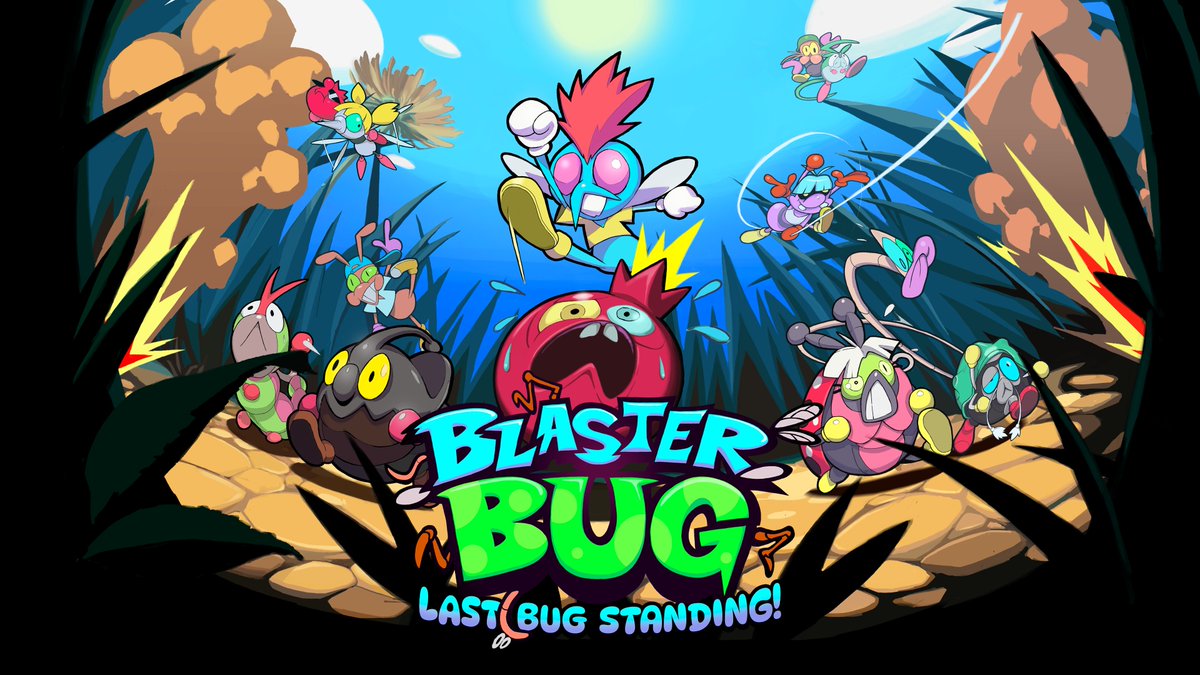 Introducing Blasterbug: Last Bug Standing! a chaotic bomb-em-up party game inspired by the arcade classics we all love!💣 - Play as 15 ant-stoppable bugs across 15 arenas - Battle in 5 game modes - Local multiplayer up to 8 players It’s AVAILABLE NOW and it’s FREE on Steam!