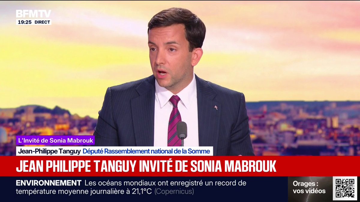 "On a été attaqué tout l'été", dénonce Jean-Philippe Tanguy, député Rassemblement national