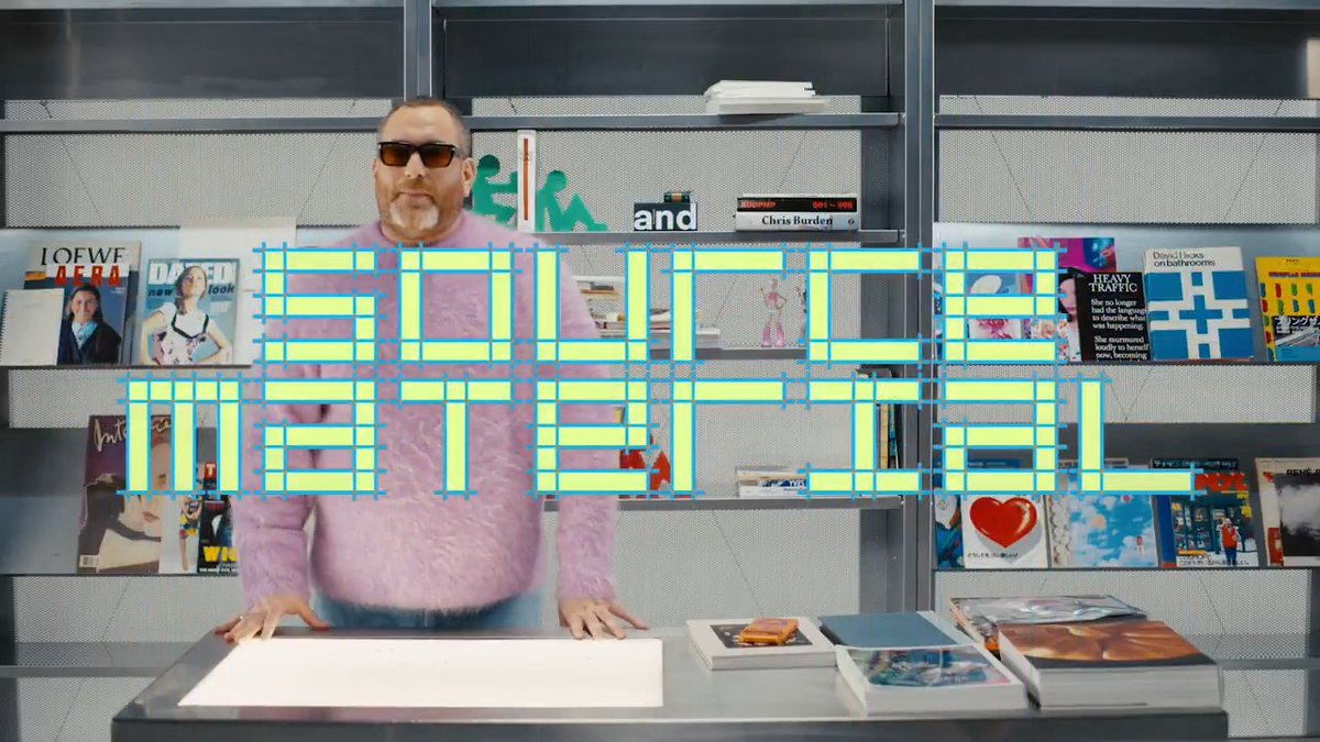Introducing Source Material — the weekly series where the designers & creatives shaping culture share the references that shaped them. Our first guest is Thom Bettridge: Editor-in-Chief of i-D and founder of Content World. 00:00 - Introducing Source Material 00:08 Joe's Magazine (First Issue) 00:49 Colors: A Book about a Magazine About the Rest of the World 01:27 Balenciaga Archetype magazine 02:00 032c 33 (Frank Ocean Cover) 02:28 All-In Nº9 03:32 Highstyle (Migos Cover) 04:23 i-D 374 (“The Unknown Issue” Enza Khoury Cover) 05:42 i-D 375 (“The Beta Issue” Born In 2025 Cover) 06:50 Outro