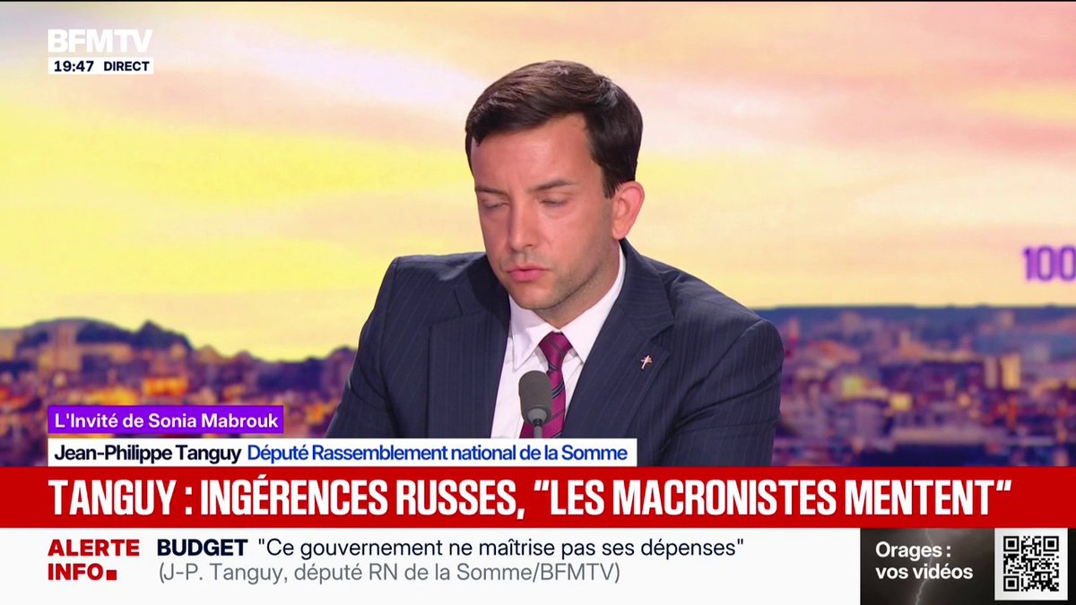 Facturation électronique pour les entreprises: pour Jean-Philippe Tanguy, député Rassemblement national, "il faut suspendre" cette réforme