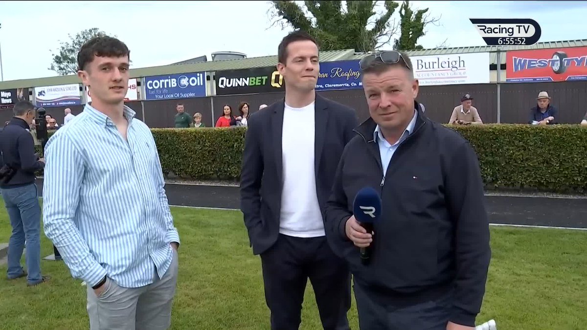๐ฃ๏ธ "A dream come true." Good to have some of the winning members of the GAA Mayo All-Ireland winning team at Ballinrobe Races kevinoryan including Jack Coyne ๐๐ป