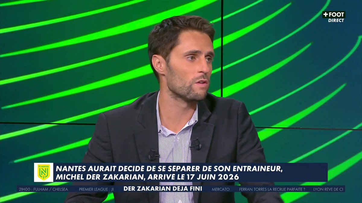 🚨 Info CANAL+ : Grégory Poirier va être nommé nouvel entraîneur du FC Nantes pour remplacer Michel Der Zakarian, limogé aujourd'hui