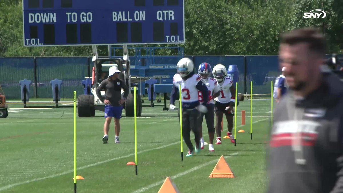 More from Malik Nabers at practice today