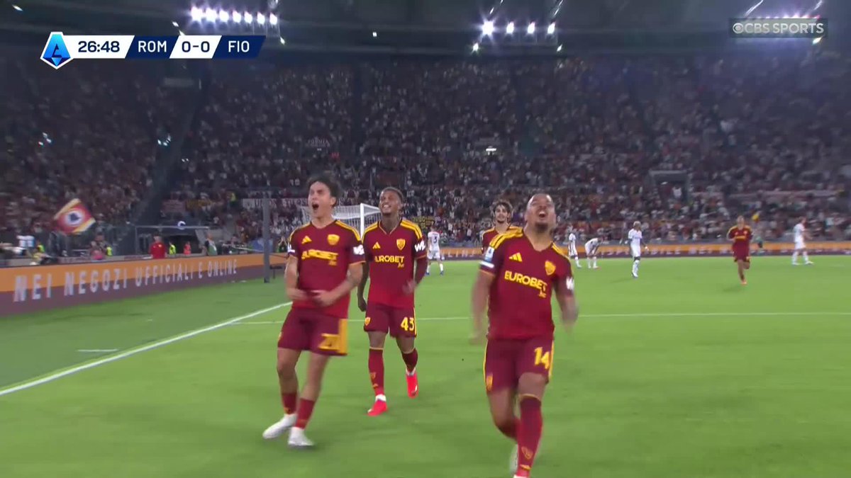 The assist from Paulo Dybala 🔥 The goal from Donyell Malen 😮‍💨 Watch Roma vs. Fiorentina on Paramount+ and CBS Sports Golazo Network 📺