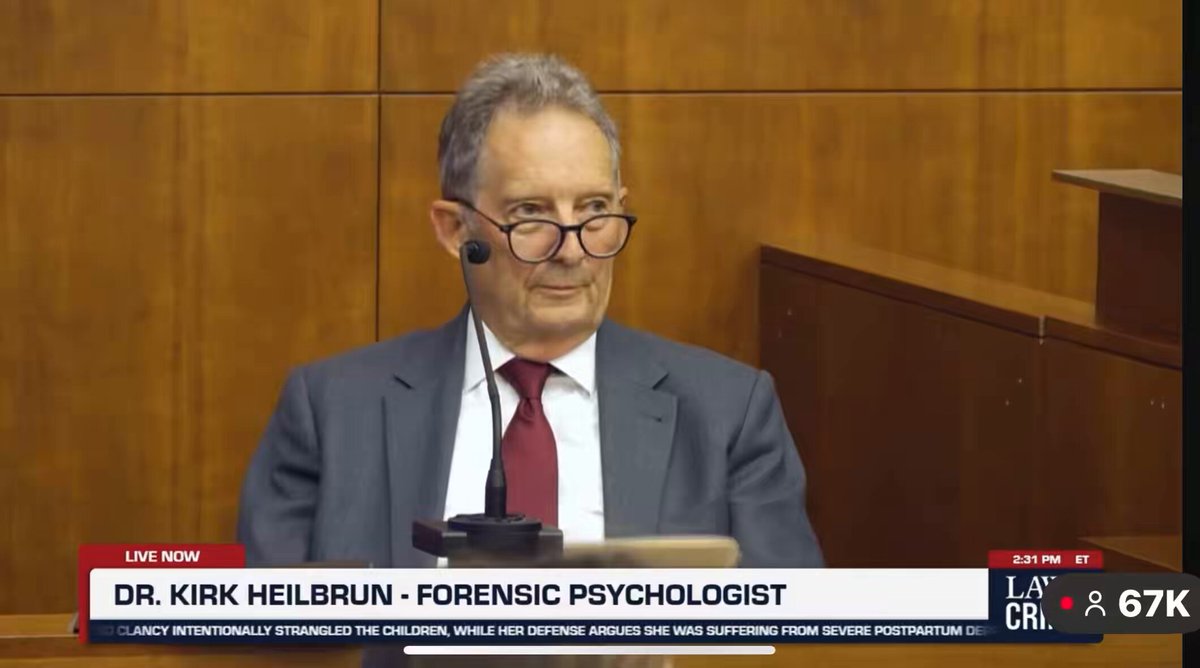 "The way she described this as happening is that she heard a voice that she had never heard before.. experiencing a hallucination.. and she's never experienced it since, but she only experienced it for the 18 minutes or so that it took to kill the children." -Dr. Heilbrun Yikes! You know Lindsay Clancy and her attorney are squirming...
