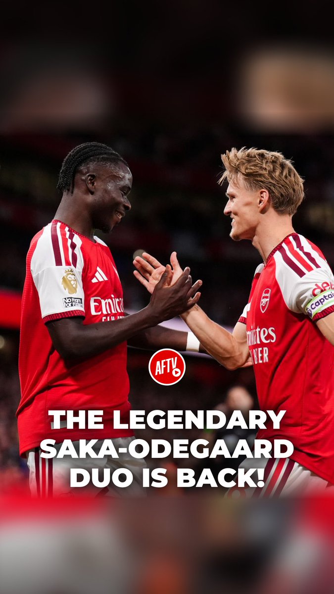 The league is not ready for our Saka - Odegaard duo again! 🔥⚽ #FoureverArsenal