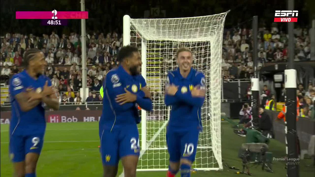 "NADIE SE ATREVA A TOCAR A COLE PALMER PORQUE COLE PALMER ES LO MÁS GRANDE QUE HAY." El 10 del Chelsea anotó el 3-1 ante Fulham en la #PREMIERxESPN. 📺 Mirá la #PremierLeague por #DisneyPlus Plan Premium