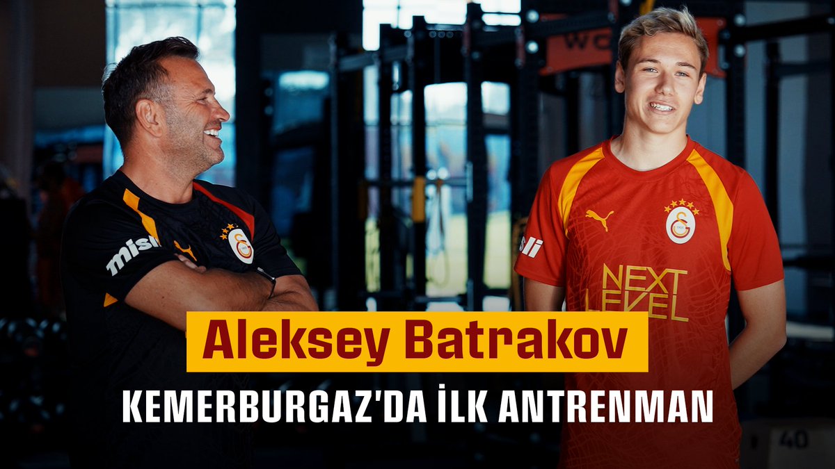 🎥 Yeni transferimiz Aleksey Batrakov'un, Kemerburgaz Metin Oktay Tesisleri'nde takımla çıktığı ilk antrenmanından en özel görüntüler, Galatasaray YouTube Sarı-Kırmızı Paket ve GSPlus Premium üyelerine özel olarak YAYINDA! 💛❤️ Tamamını izlemek için: 👉 👉