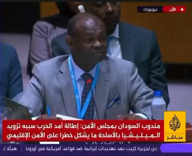 كما قال مندوب السودان لدى الأمم المتحدة «الحارث إدريس»: "القوات المسلحة السودانية لم تأتي إلى السلطة عبر إنقلاب اُختيرت بعد ثورة ديسمبر مع حكومة مدنية، وقدمت الحكومة المدنية استقالتها طواعية".