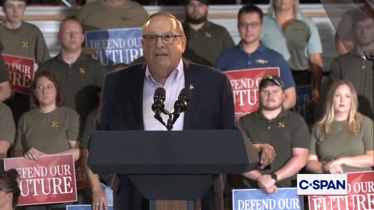 U.S. House candidate Paul LePage (R-ME): "I always put Maine first, not politics, not relationships. If it's good for Maine, I'll work with anyone...even Bernie Sanders."