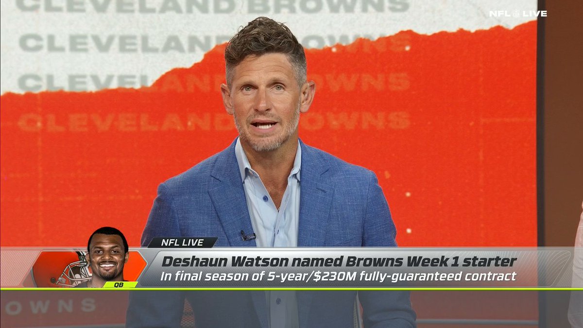 "I was shocked that they went with Deshaun Watson." Dan Orlovsky reacts to the Browns naming Deshaun Watson the Week 1 starter 🏈