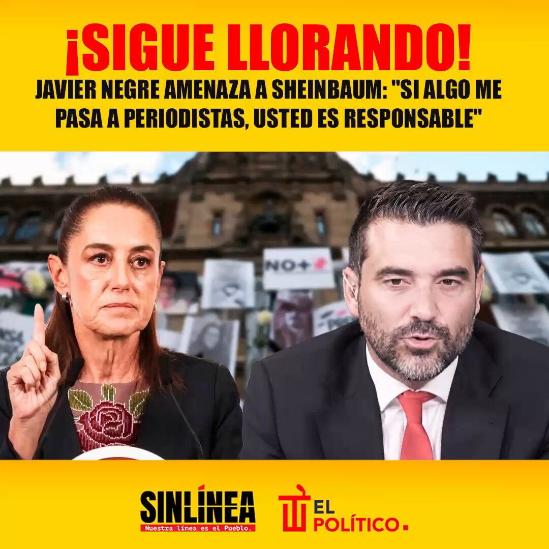 Uy, qué miedo 😂 🔴 Alguien dígale a #JorgeNegre (Javier Negre) que difundir información PÚBLICA sobre su medio no es ningún delito 😒 | ¿Cómo ven sus amenazas contra #Sheinbaum (Claudia Sheinbaum Pardo)? 🙄👇🏻