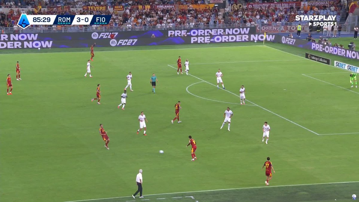 بيسيلي يضيف الهدف الرابع لروما في شباك فيورنتينا⚽️ #الدوري_الإيطالي 🇮🇹 | #روما_فيورنتينا