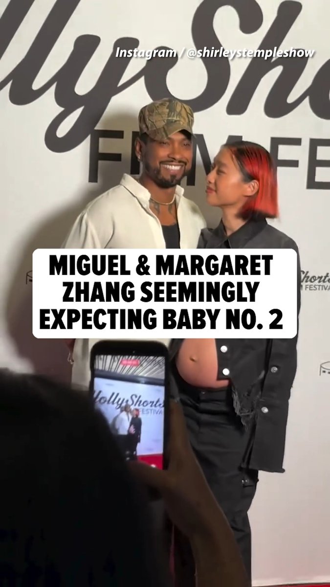 It looks like Miguel &amp; Margaret Zhang are expecting baby number 2! 🍼 🎥: IG / shirleystempleshow
