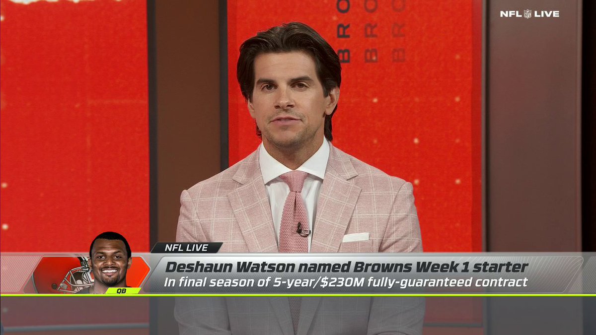 "Today was yet another, to me, message from the Cleveland Browns that the QB of their future is not on the roster right now." —Field Yates on Deshaun Watson being named the Week 1 starter ✍️