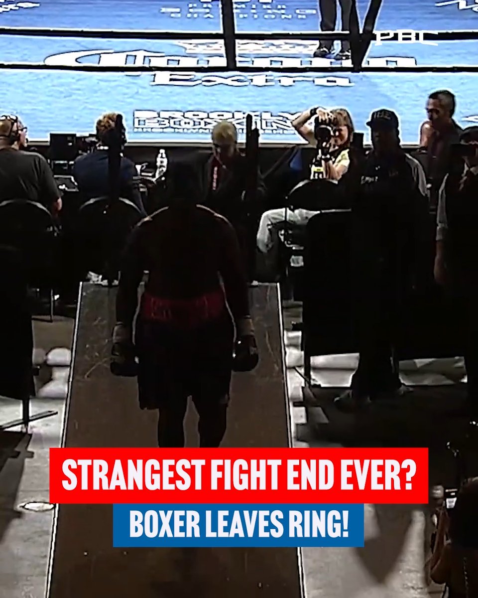 Weirdest fight of all time? 😱 📆 On this day in 2018, Efe Ajagba was awarded a DQ win after Curtis Harper walked out of the ring just seconds into their fight 😳