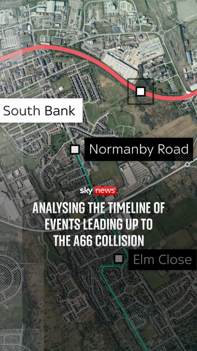 Sky's data and forensics unit have been analysing the seven minutes before the fatal A66 collision that killed two police officers and five other men. Our North of England correspondent Shingi Mararike reports from Middlesbrough. Read more: