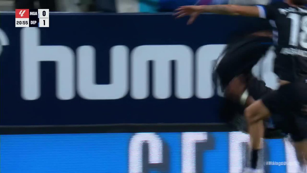 🔥 Segundo partido de Auba en el RC Deportivo por #LaLiga y segundo gol 🇪🇸 El Depor igualó 1-1 con Málaga como visitante por la fecha 2 ⚽ Chupe (penal) hizo el otro tanto del duelo 🤯 ¿Qué puntaje se lleva el festejo del delantero gabonés?