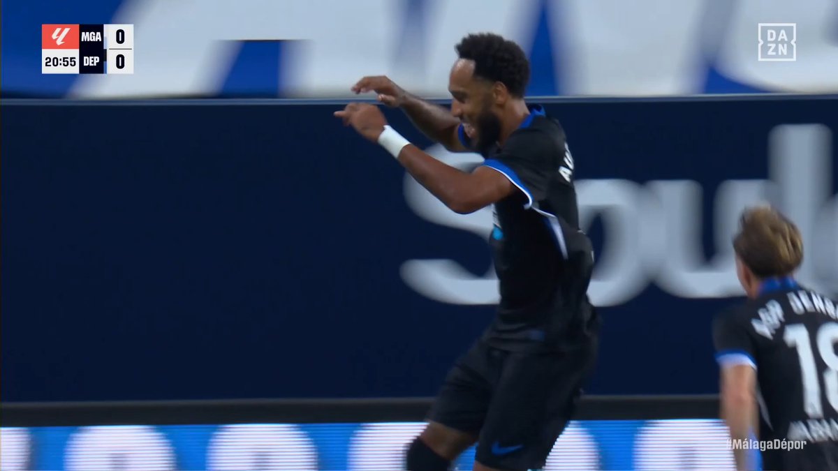 Si es que se le caen los goles 🎯 Lo de Pierre-Emerick Aubameyang y el RC Deportivo promete ser una de las historias de la temporada 🔝 #LALIGAenDAZN ⚽