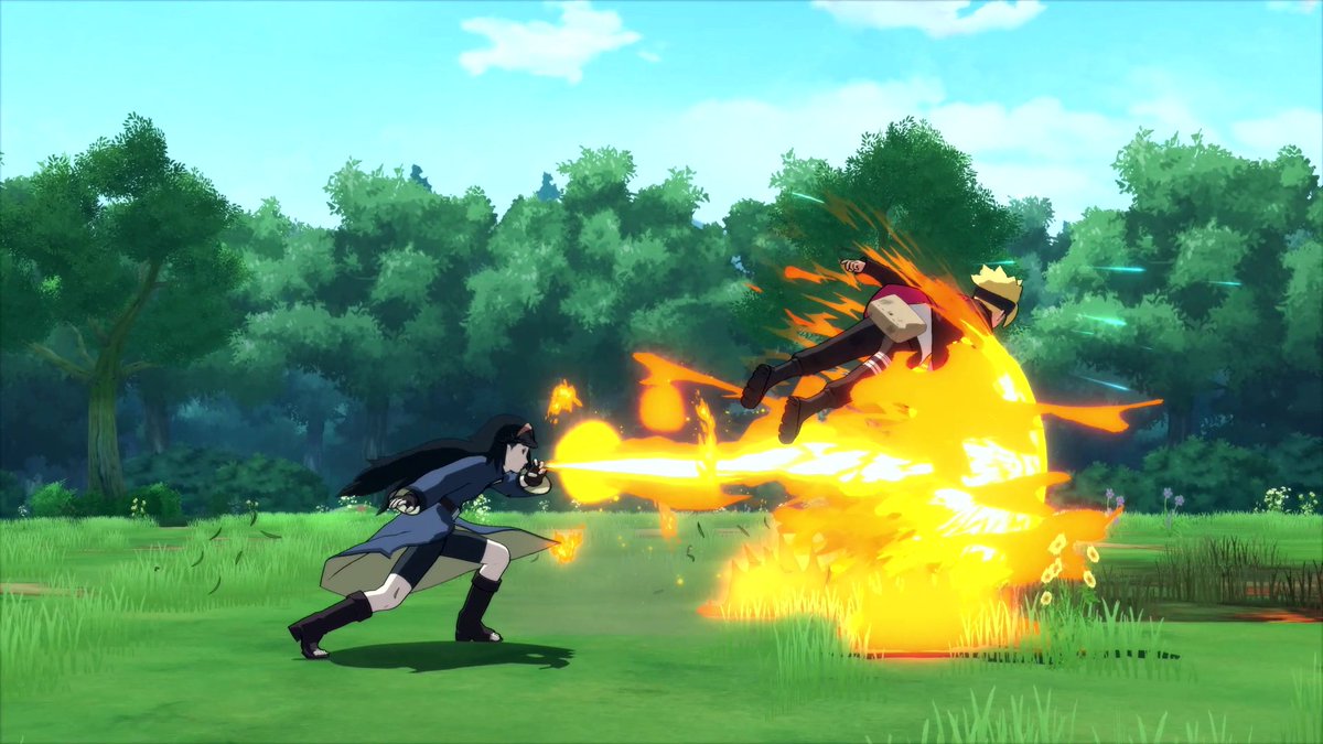 Introducing the Ninjutsu of Uchiha Nanashi! 🔥Fire Style: Flame Reppa Jutsu Unleashes a wave of flames that races across the ground. 🔥 Inferno Style: Flame Control Activates Flame Control toward the ground, impaling any opponent with black flames!