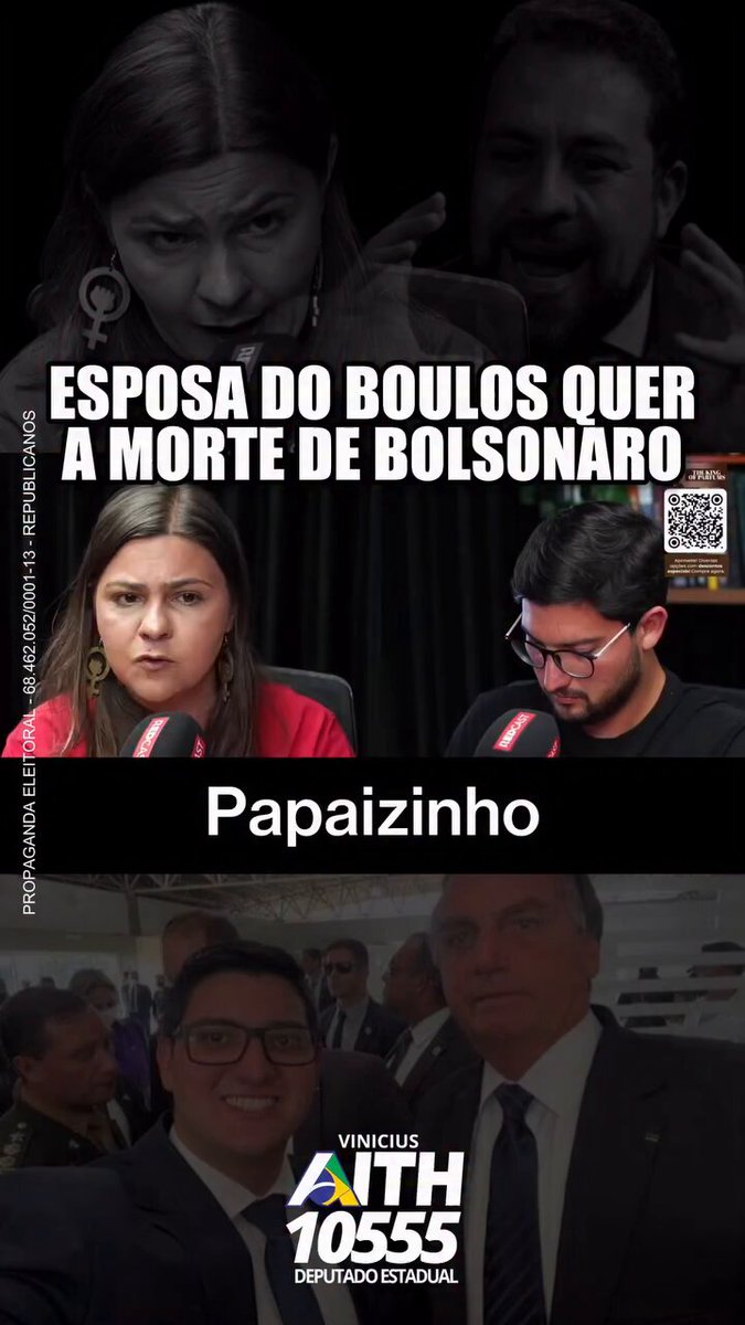 🚮💩🤢🚩 ESPOSA DO BOULOS FALA DE BOLSONARO MORRER DE SOLUÇO! A QUE PONTO CHEGA A ESQUERDA! 🚨 VAMOS VARRER ESSA TURMA DAQUI! FORA ESQUERDA ❌️ Esses lixos políticos, não se contentam em se referir a um adversário sem agressividade e ameaças. Se acham donos do mundo e das leis . 😈🚩