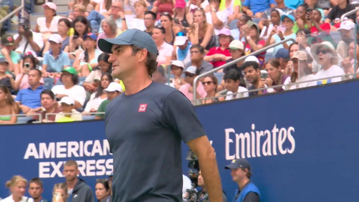 Sit back, relax and enjoy five minutes of Roger Federer hitting a tennis ball 👀