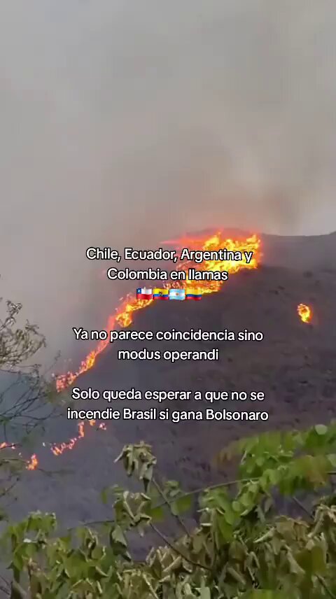 🔥Esto no es ninguna coincidencia, terremotos en Venezuela, Colombia y Perú y ahora incendios masivos en Chile, Colombia, Ecuador y Argentina. Esto es un plan coordinado y ejecutado, por fuerzas poderosas. 😱🫢😨