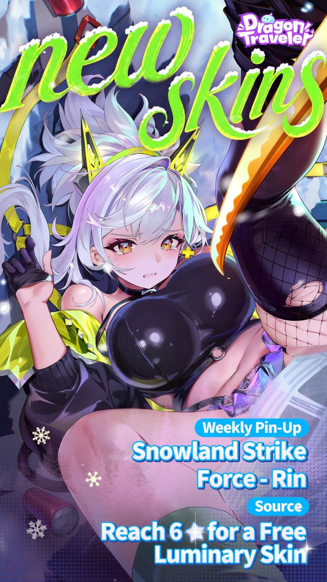 [Rin] If she gets caught, they're going to have a field day with her... Do something! 🎁Gift Code: RinPFSX 🥳Rin's [Snowland Strike Force] skin arrives August 27! ♡ Follow &amp; Share to Enter the Prize Draw!♡ 💓Rewards: $10 Amazon Gift Card x3 #DragonTraveler